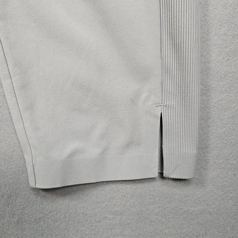 Athleta Women's Pants Size 6 Gray Stretch Pull On Zip‎ Pocket Ankle Slit - Picture 10 of 11